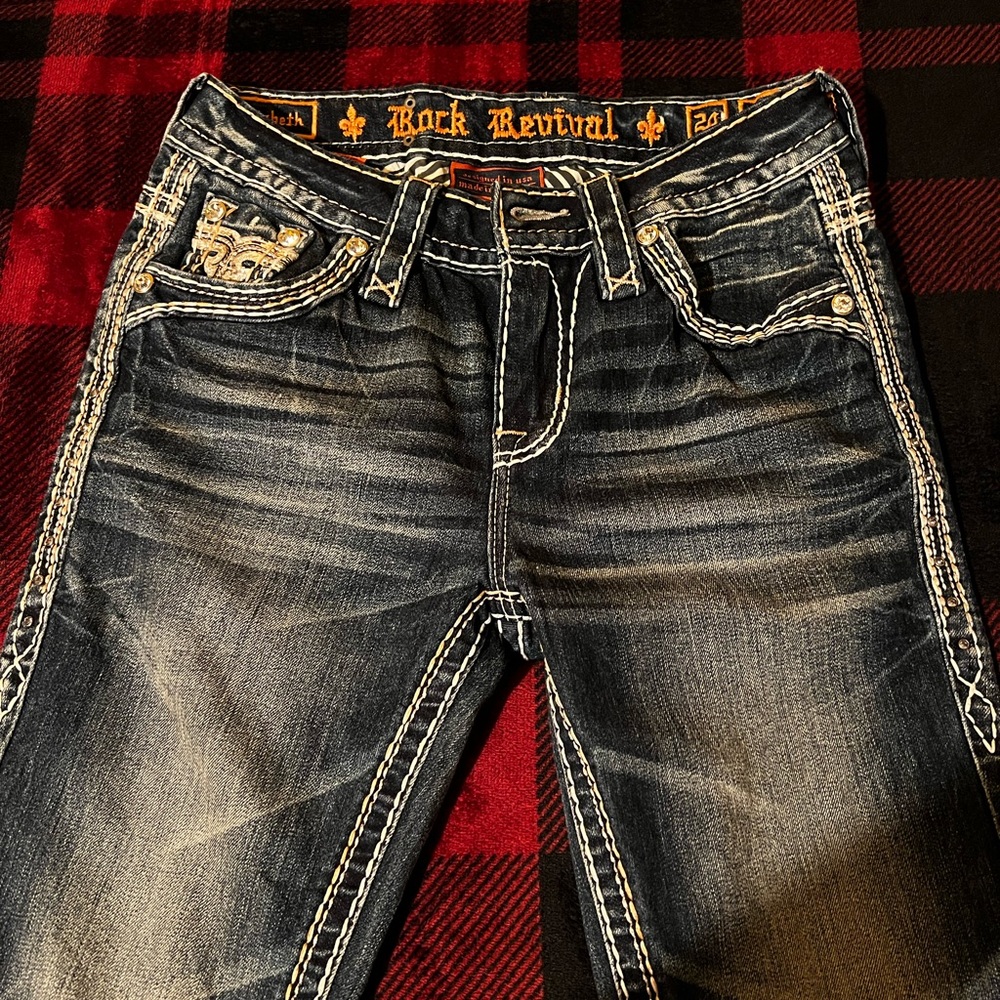 Rock Revival Lizbeth Women's Blue Jeans